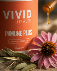 Immune Plus 60 capsules Ingredient - Vivid Health