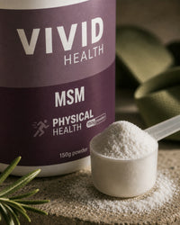 MSM Powder 150g Ingredient - Vivid Health