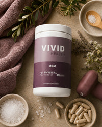 MSM 300 capsules Lifestyle - Vivid Health