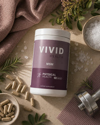 MSM 90 capsules Lifestyle - Vivid Health